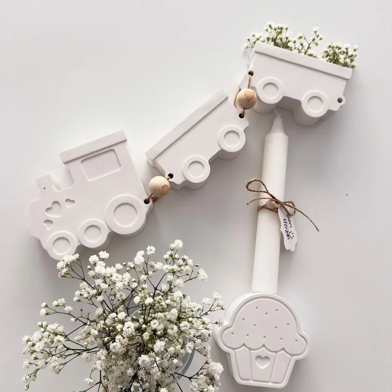 Dekozug & Cupcake-Kerzenhalter