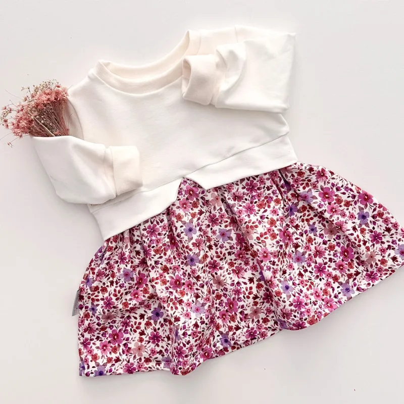 Sweater Girly Kleid - Rosé Bonheur