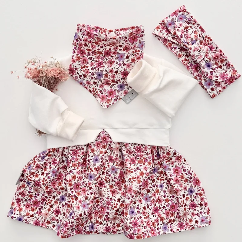 Sweater Girly Kleid - Rosé Bonheur